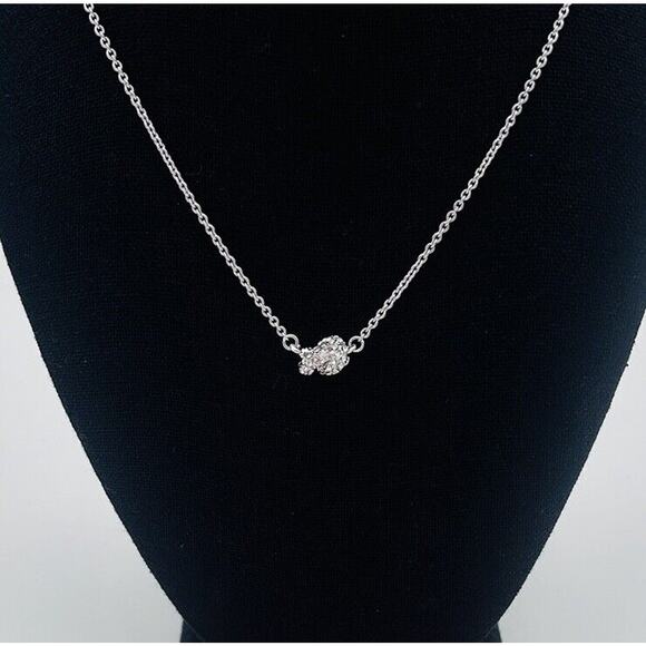 Kate Spade New York Sailor's Knot Pave Crystals Pendant Necklace - Picture 7 of 13